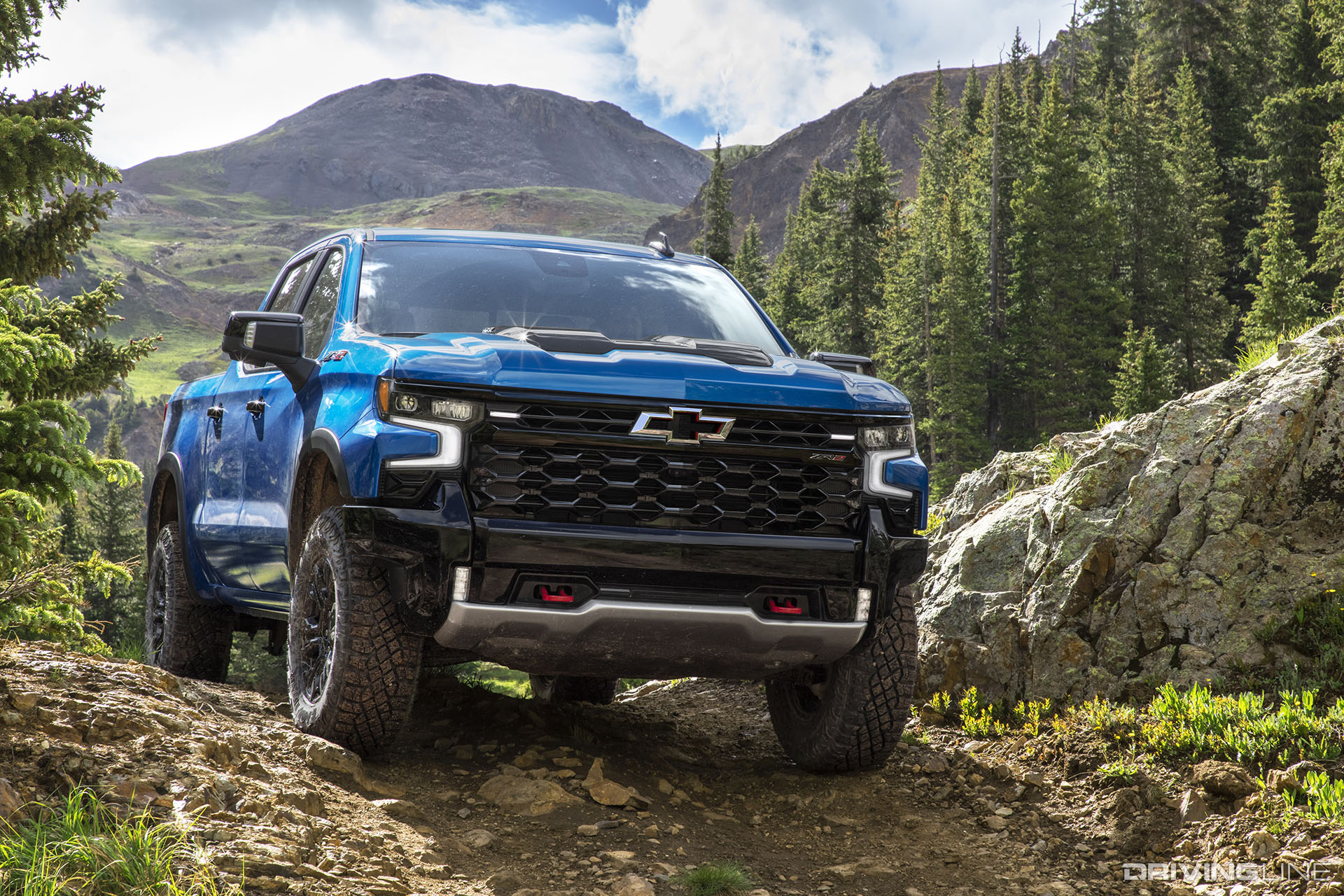 2022 Chevy Silverado ZR2 in Mountains