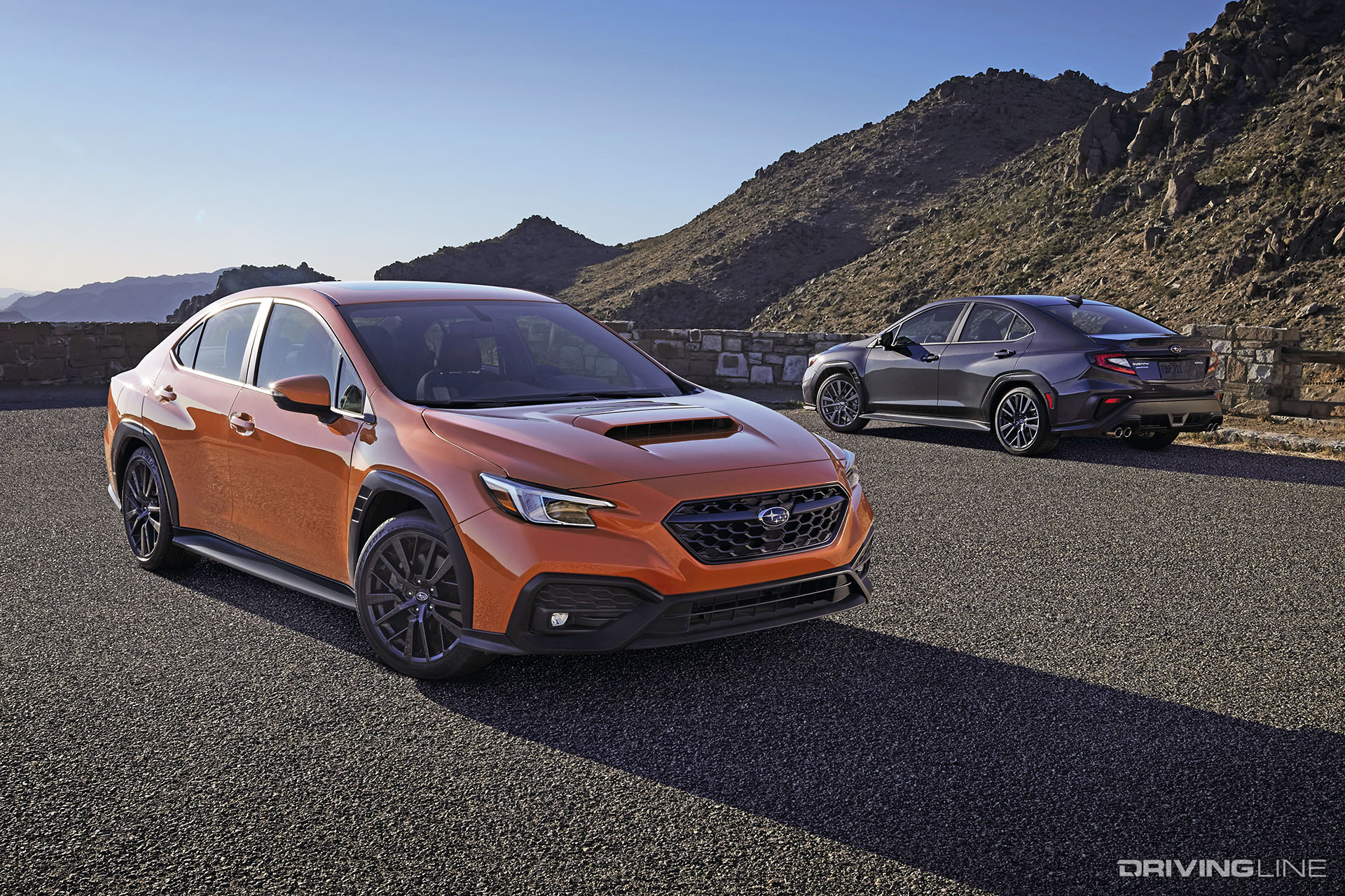 2022 Subaru WRX Orange and Blue