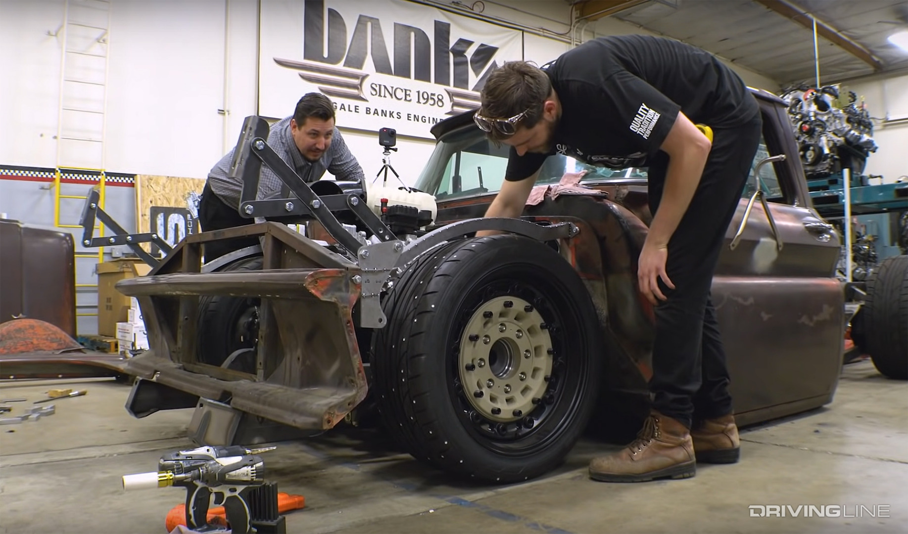 Project LokJaw Slammed Chevy C20 Duramax on Nitto NT555 G2 Tires