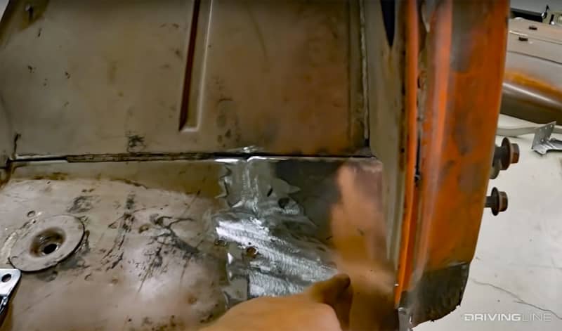 Chevrolet Kickboard Rust Repair