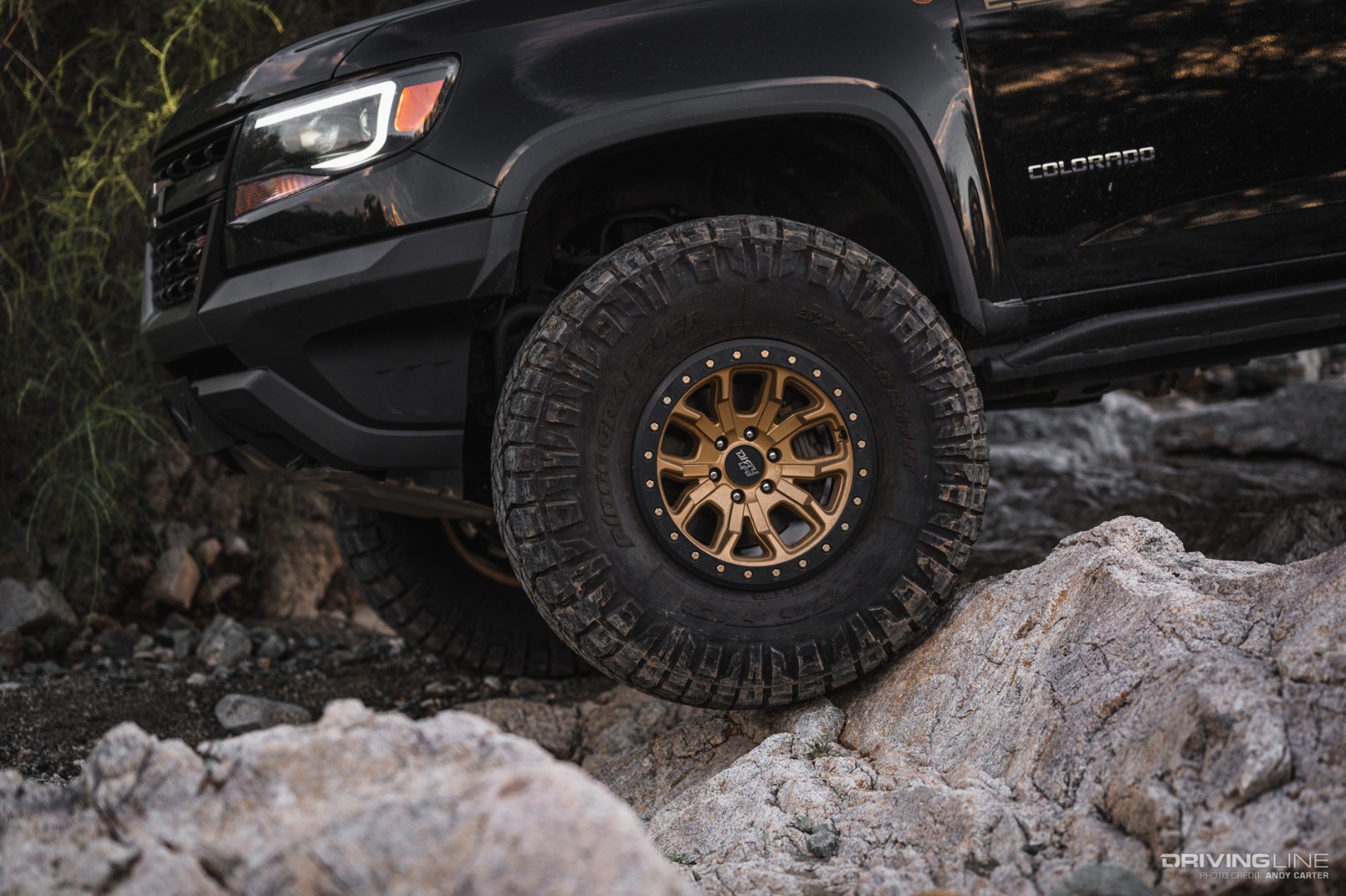 Chevrolet ZR2 with Ridge Grappler 37" tires