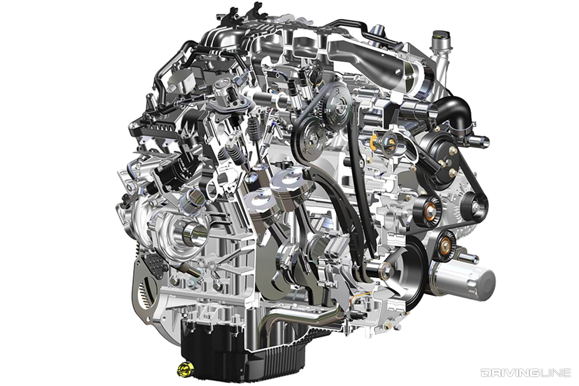 Ford 3.5 EcoBoost Technical Illustration