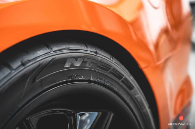 Nitto NT555 G2 tire on Mustang Mach 1