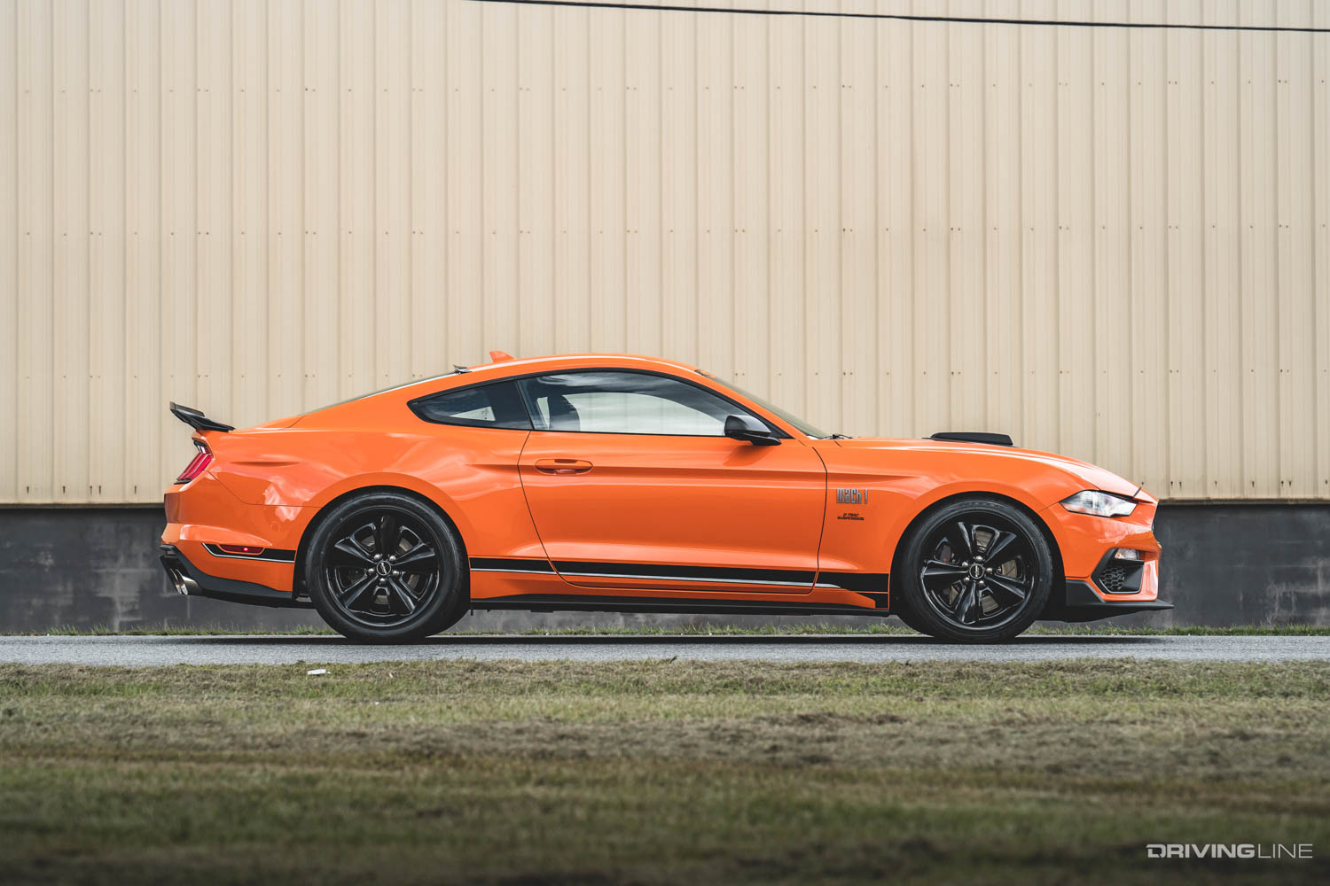 Steeda Mustang Mach 1 Orange passenger side profile