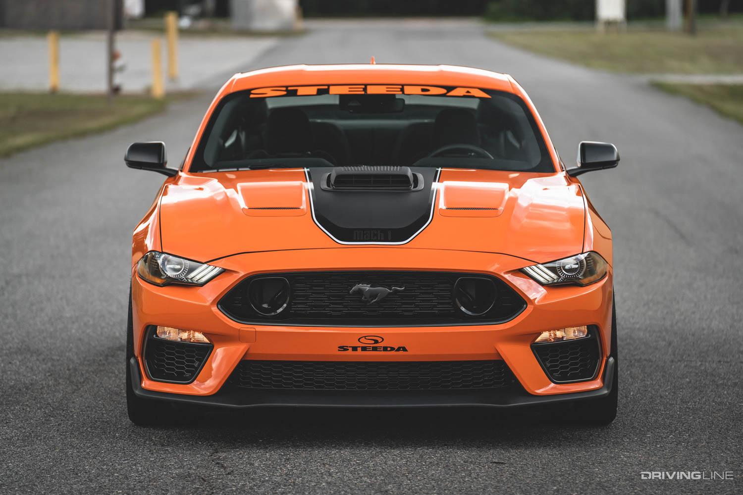Steeda Mustang Mach 1 Orange front