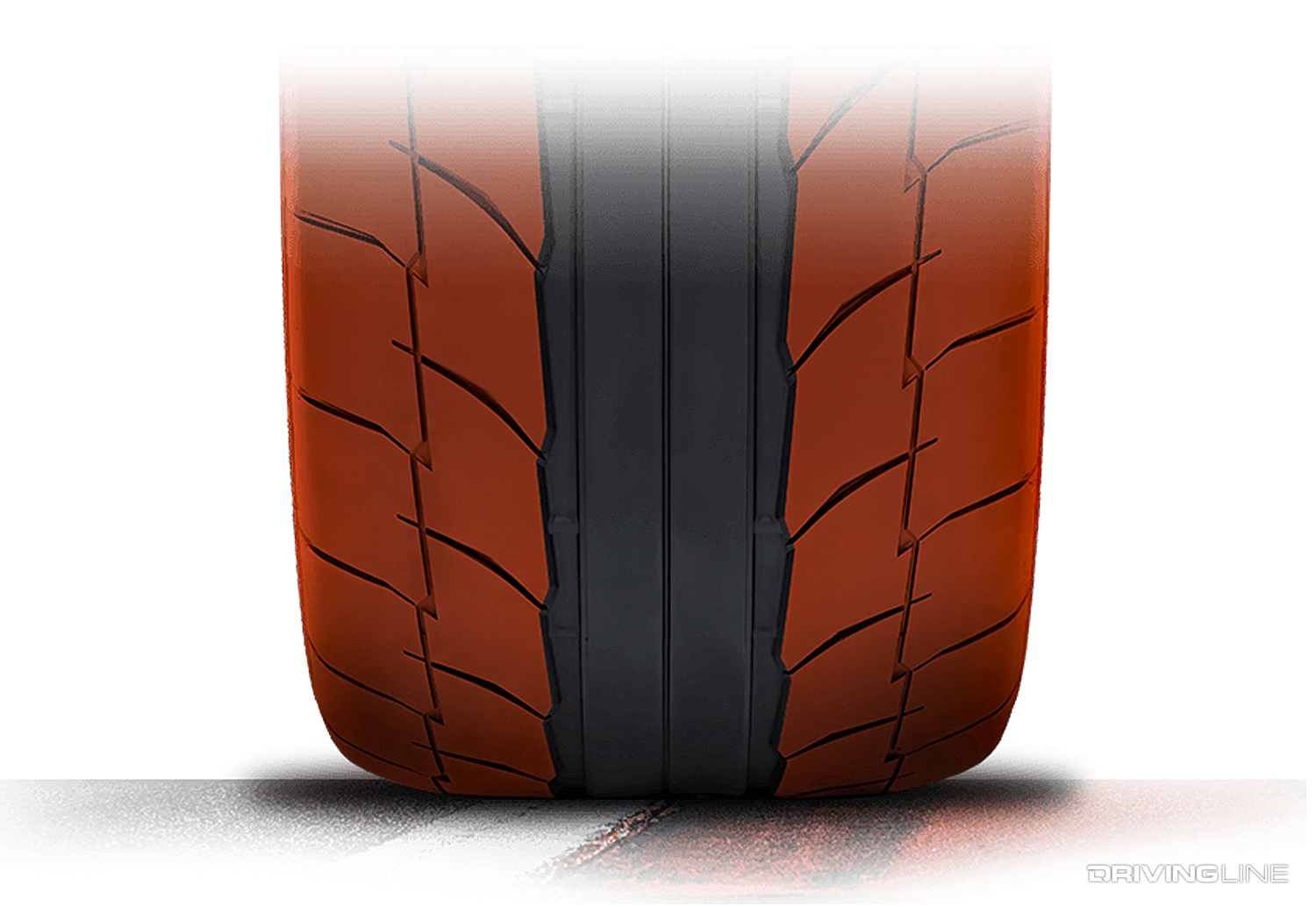 Nitto NT555RII Drag Radial tread blocks