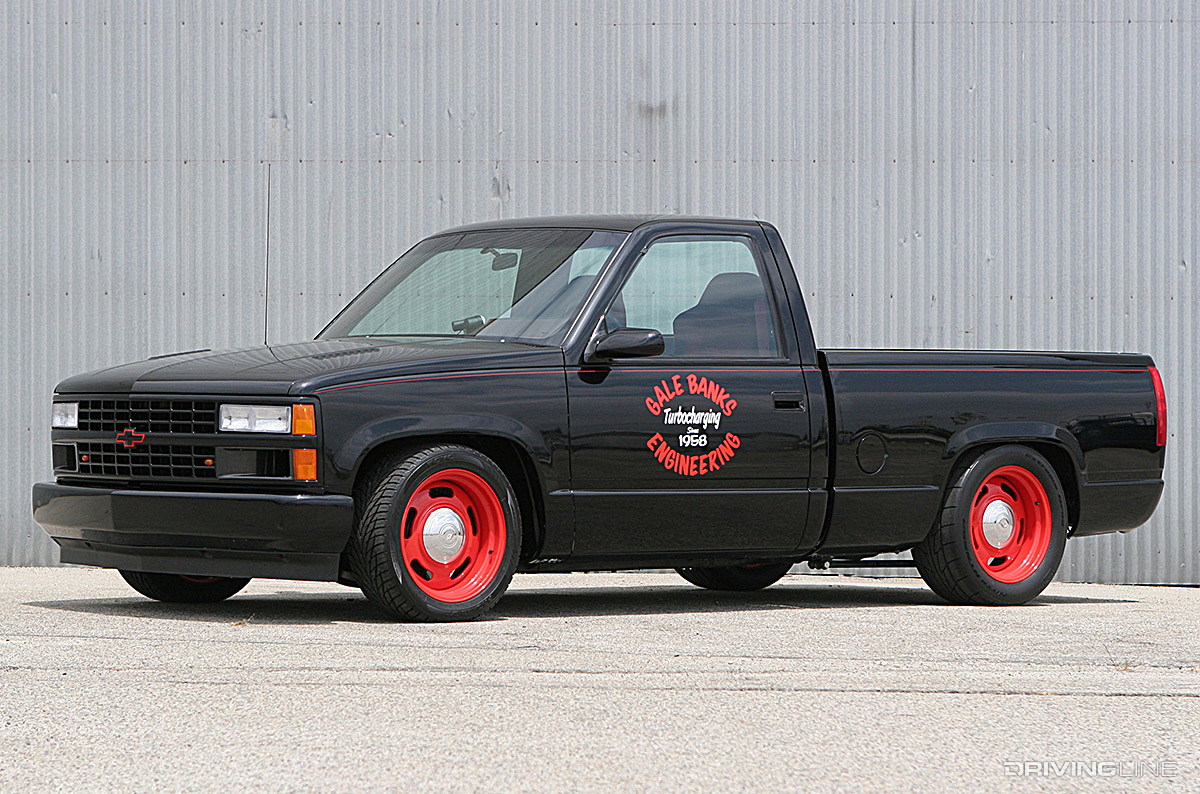 1991 Chevy 454 SS Pickup on Nitto Drag radials