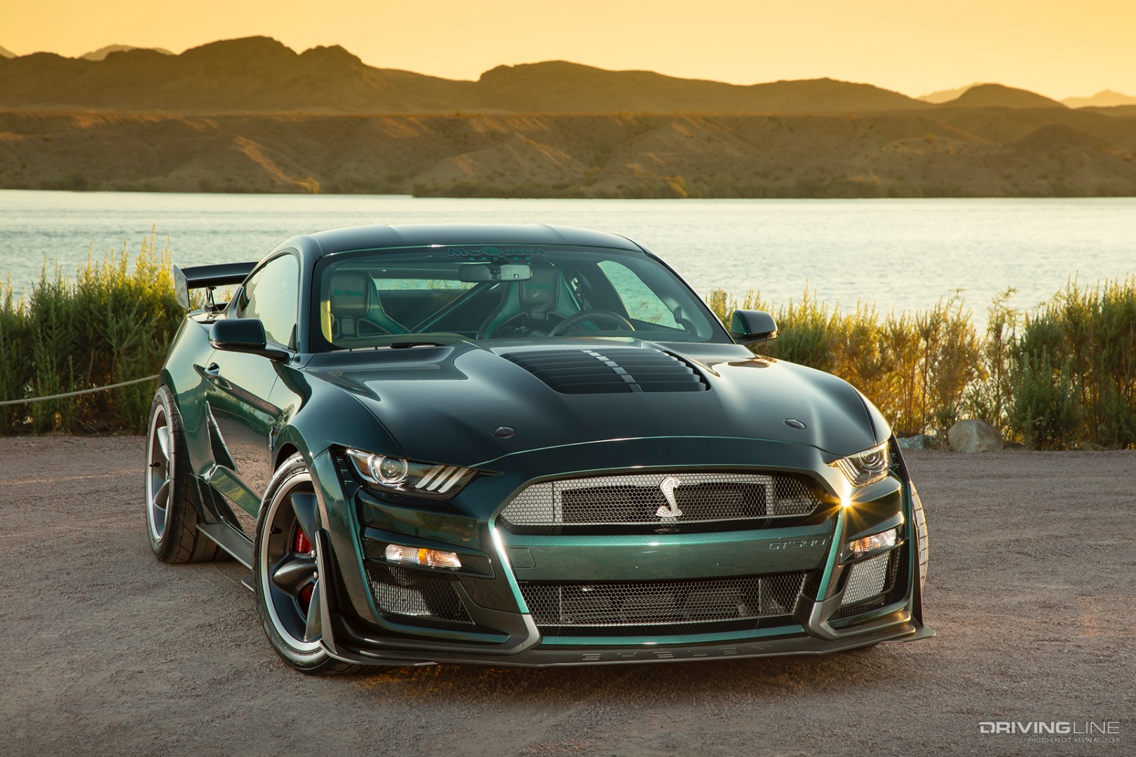 Front of Darroll Myers' Steeda 2020 McQueen Racing Ford GT500