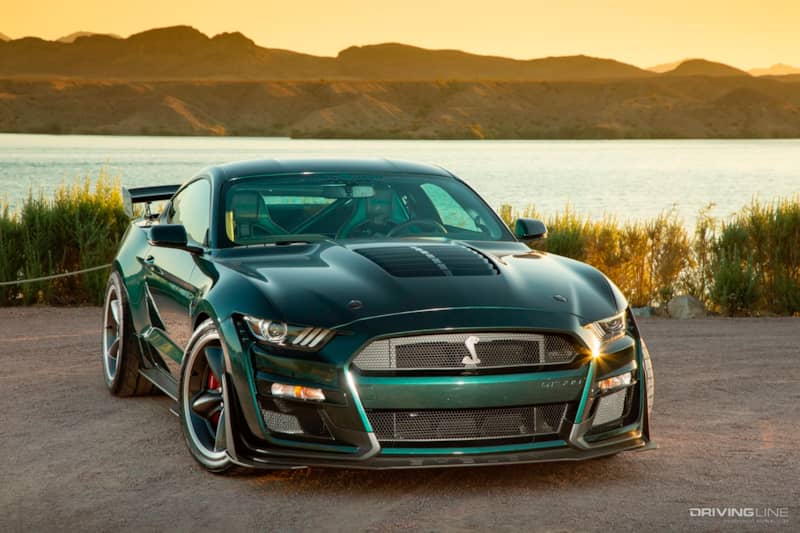 Front of Darroll Myers' Steeda 2020 McQueen Racing Ford GT500