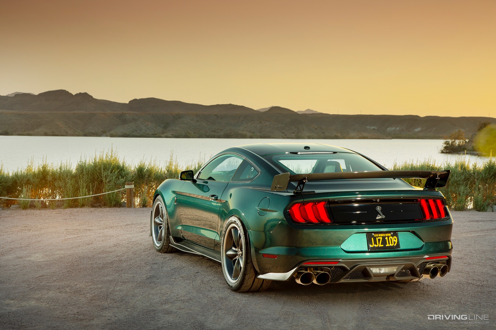 Rear of Darroll Myers' Steeda 2020 McQueen Racing Ford GT500