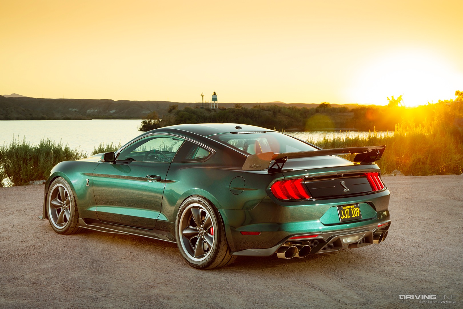Rear of Darroll Myers' Steeda 2020 McQueen Racing Ford GT500
