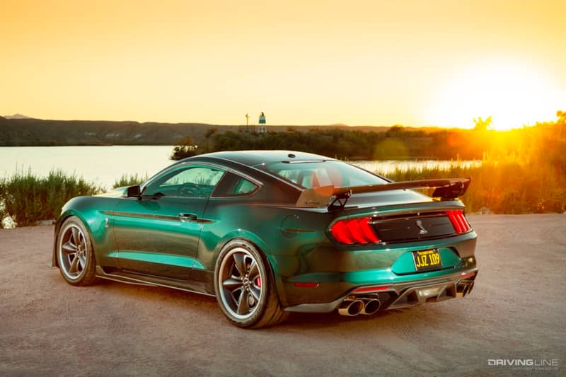 Rear of Darroll Myers' Steeda 2020 McQueen Racing Ford GT500