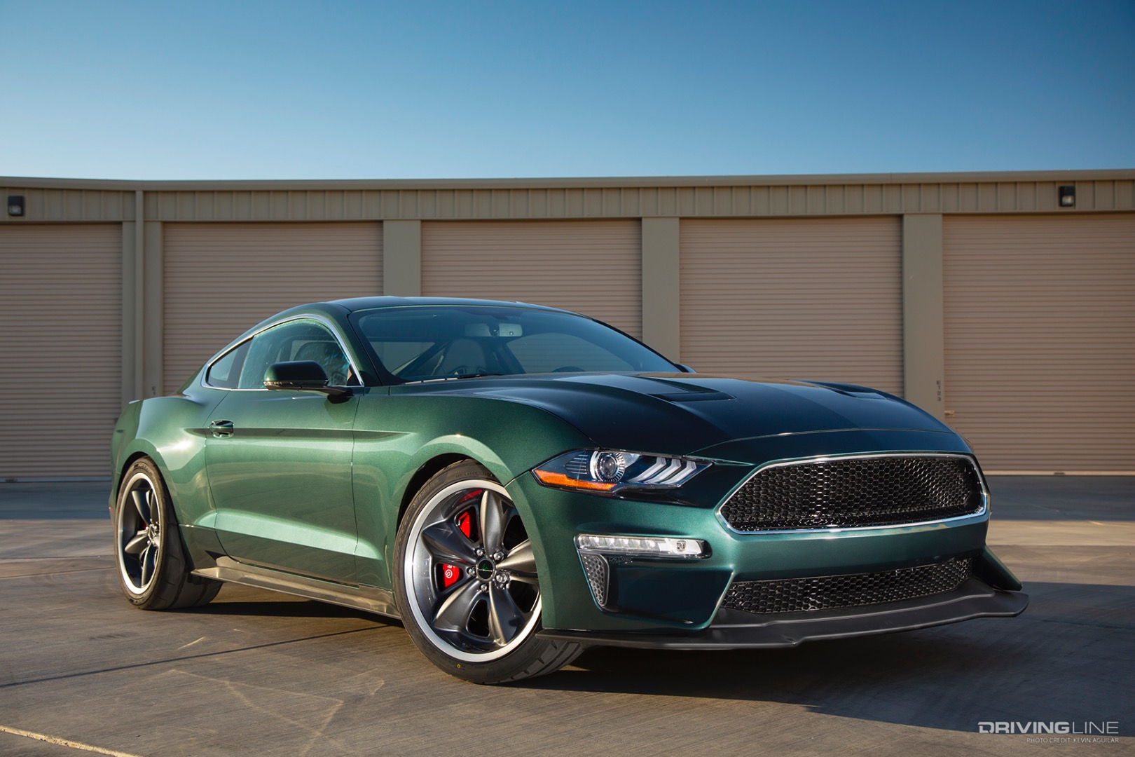 Front of Darroll Myers’ Steeda 2019 Steve McQueen Bullitt