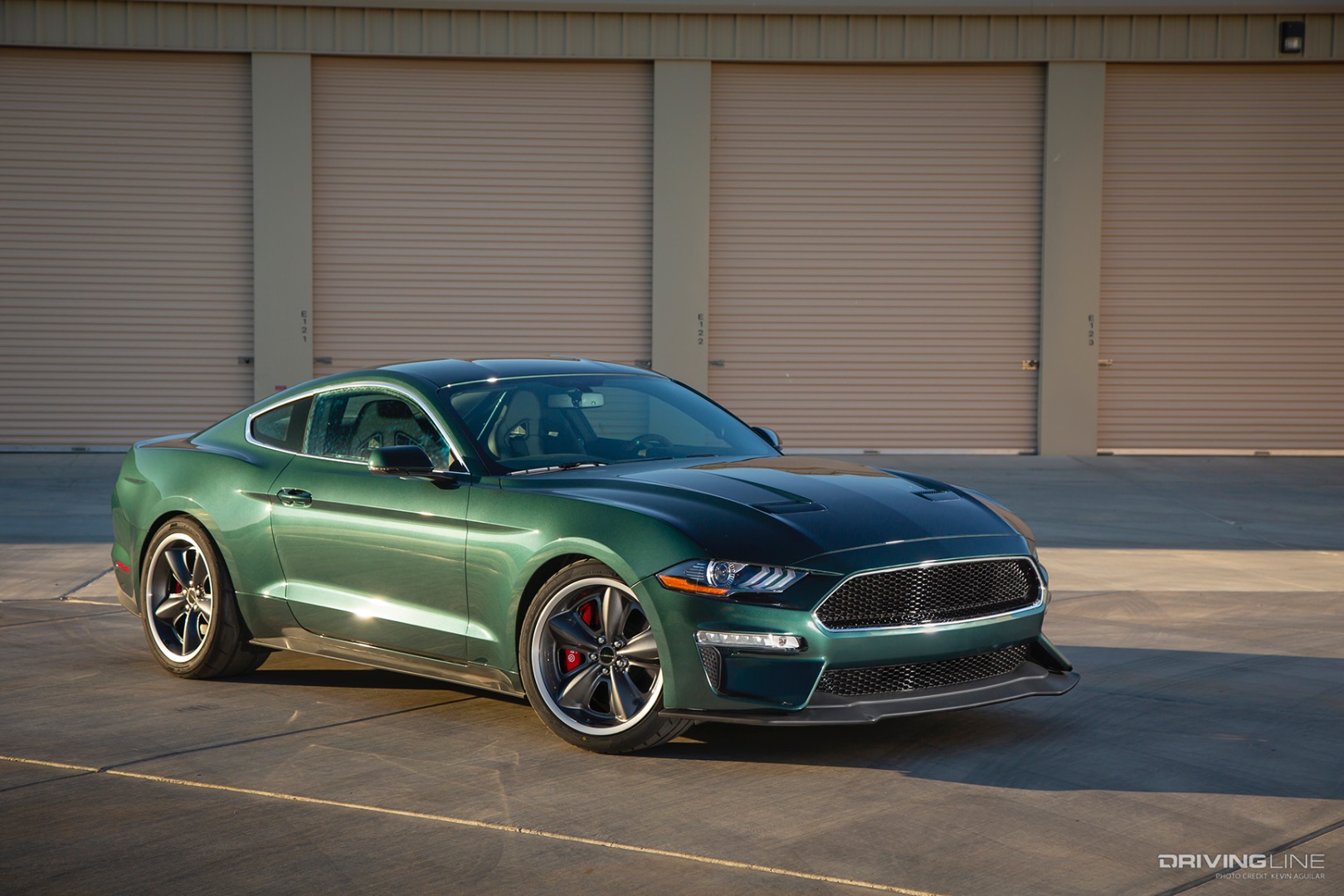 Front of Darroll Myers’ Steeda 2019 Steve McQueen Bullitt Mustang