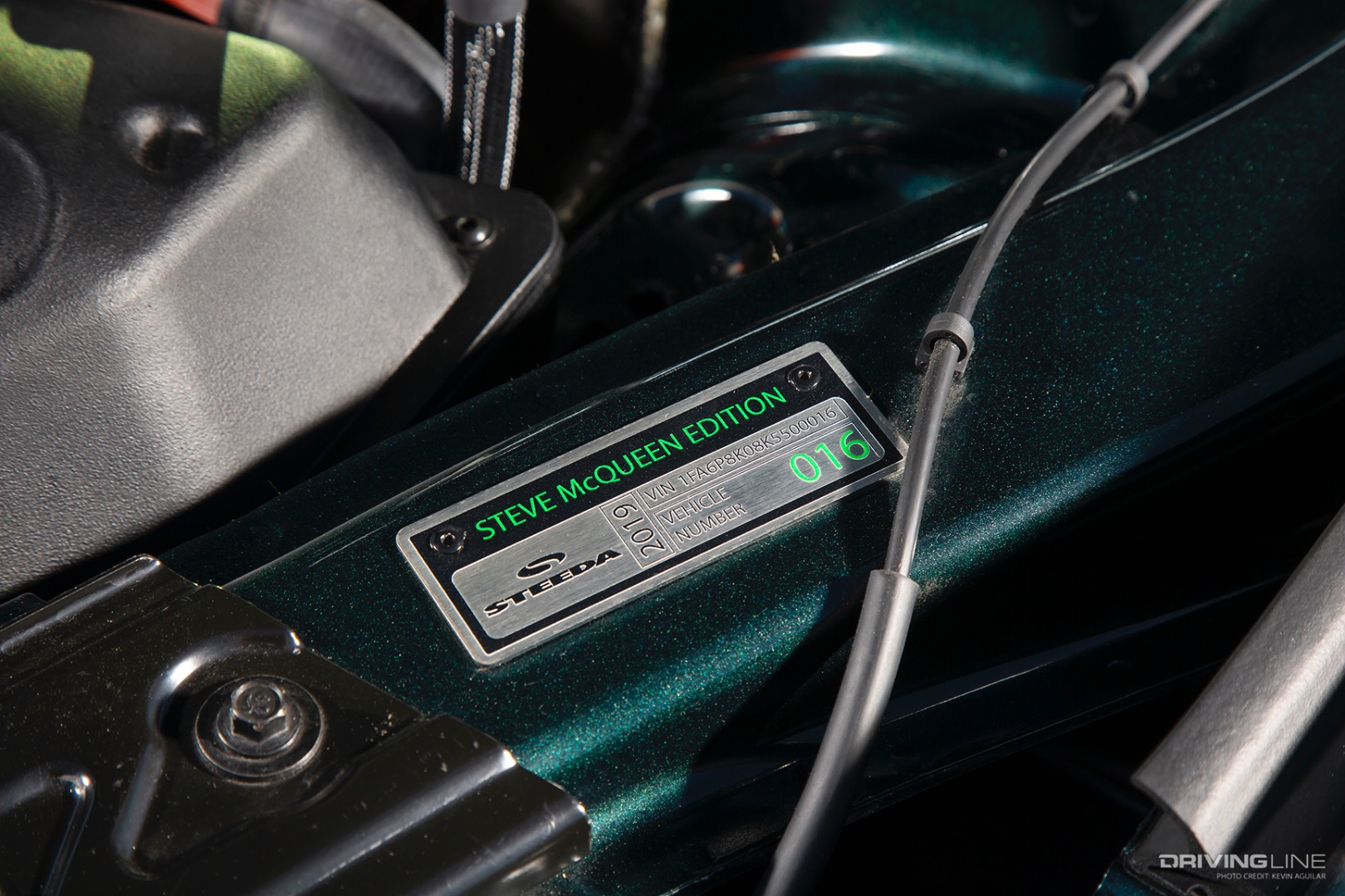 Serial Number of Darroll Myers’ Steeda 2019 Steve McQueen Bullitt