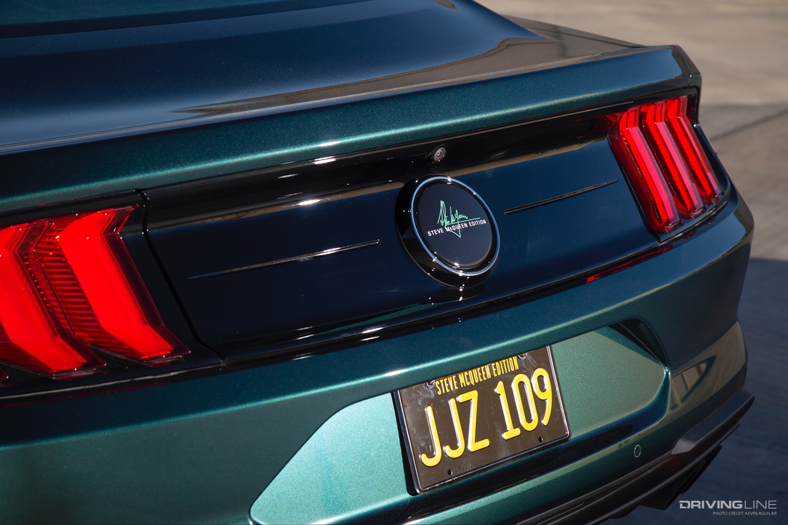 Badge of Darroll Myers’ Steeda 2019 Steve McQueen Bullitt