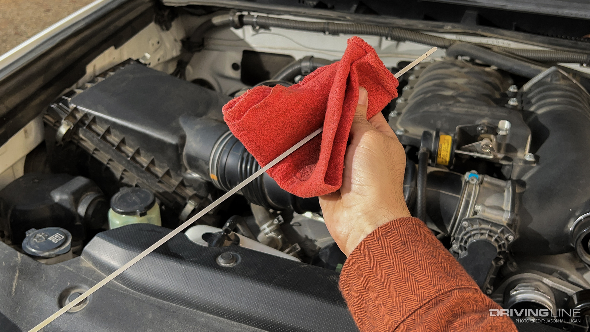 Checking Oil on Toyota Engine