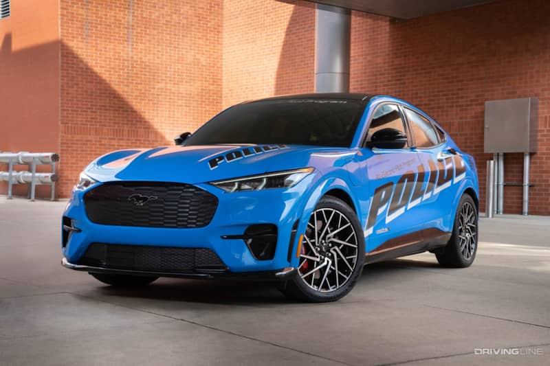 Mustang Mach-E Police passed Michigan state police tests for vehicles