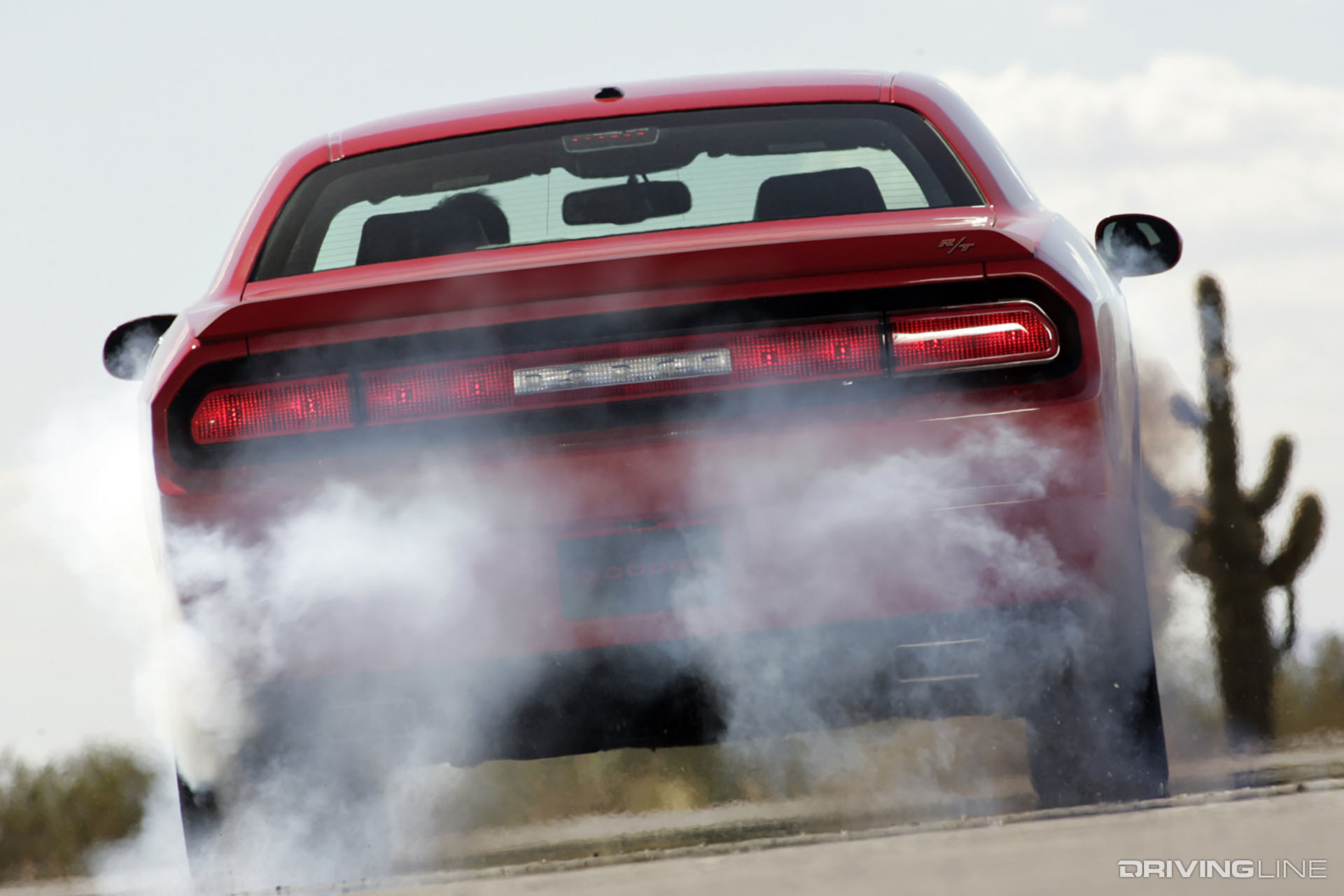 Dodge Challenger R/T Burnout Red