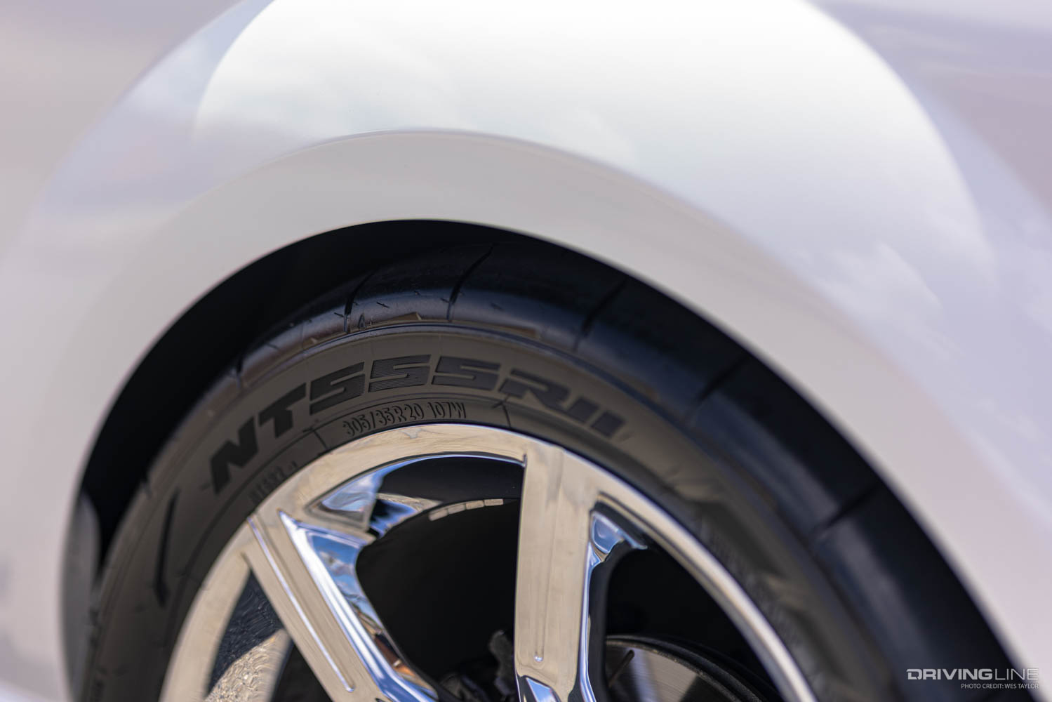 NT555RII DOT compliant drag radials detail name