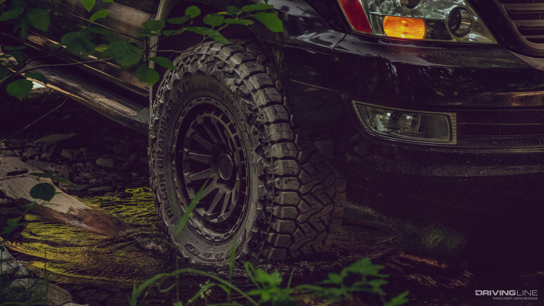 Nitto Recon Grappler A/T tire on a Lexus GX470