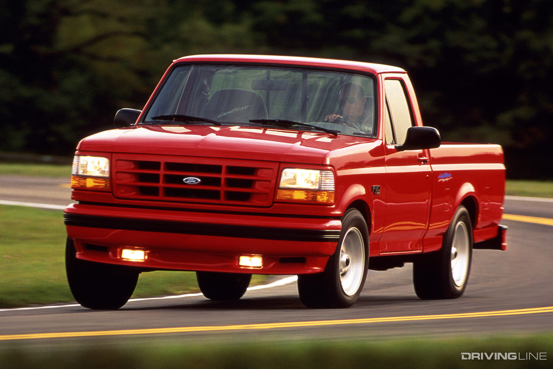 First Gen Ford Lightning Red