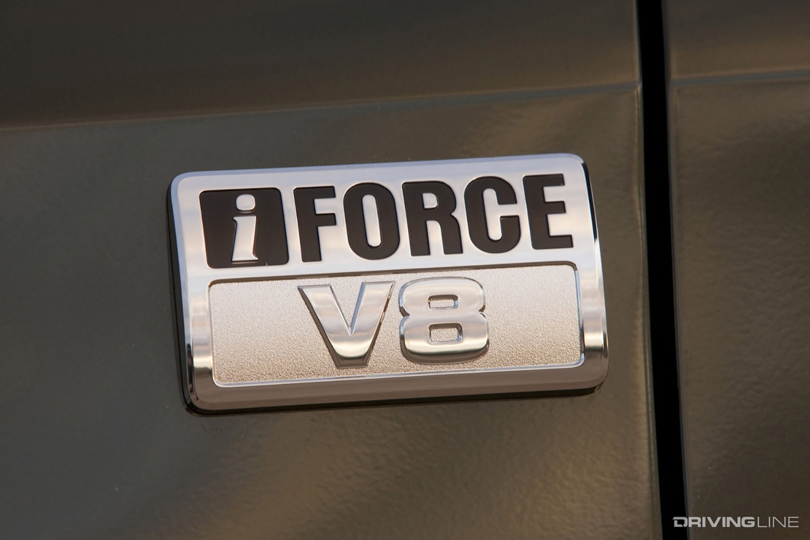 Toyota iForce V8 badge
