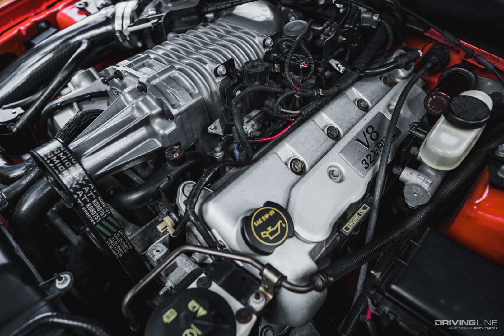 Terminator Mustang V8 engine