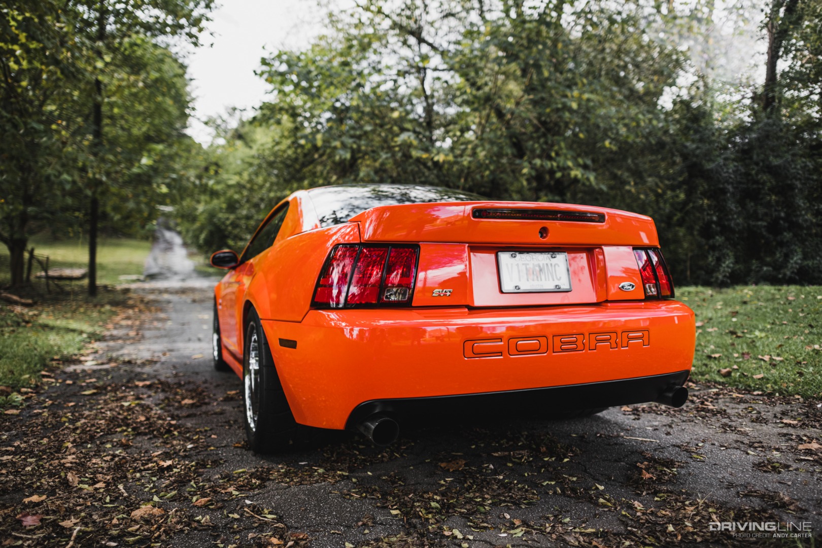 Rear end of 2004 Ford Mustang Cobra