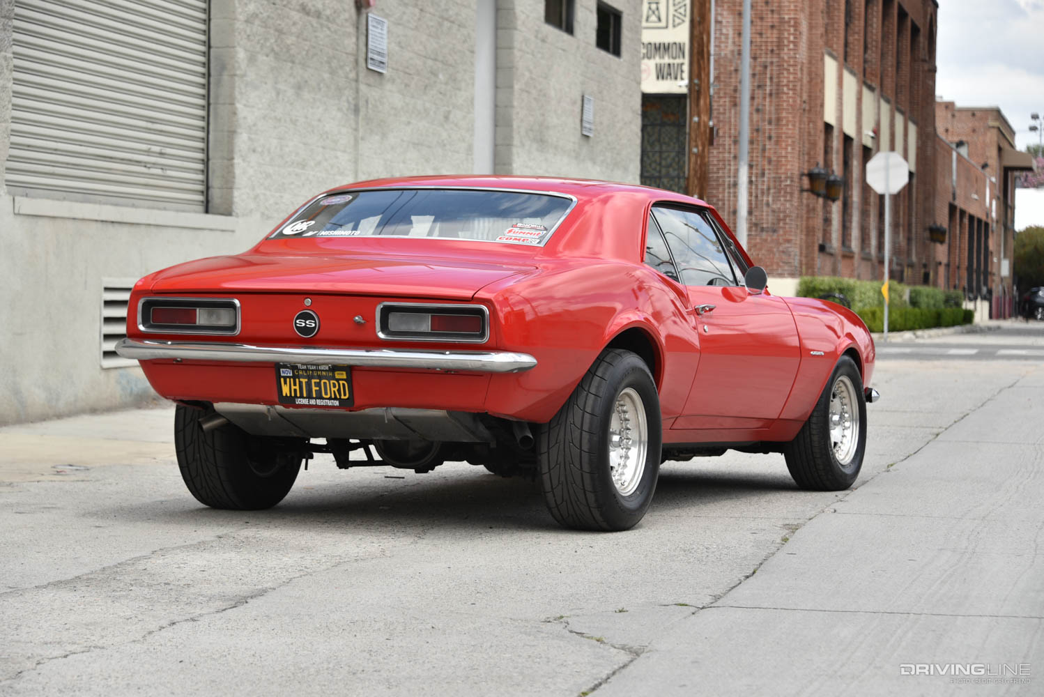 1967 Chevy Camaro "Hellhound" rear passenger side on Nitto NT555R tires