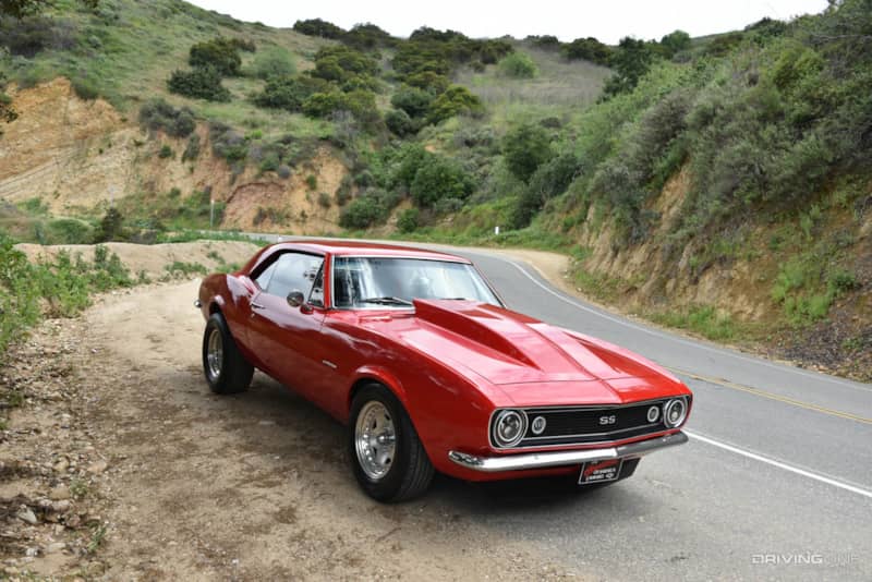 1967 Chevy Camaro "Hellhound" on twisty road