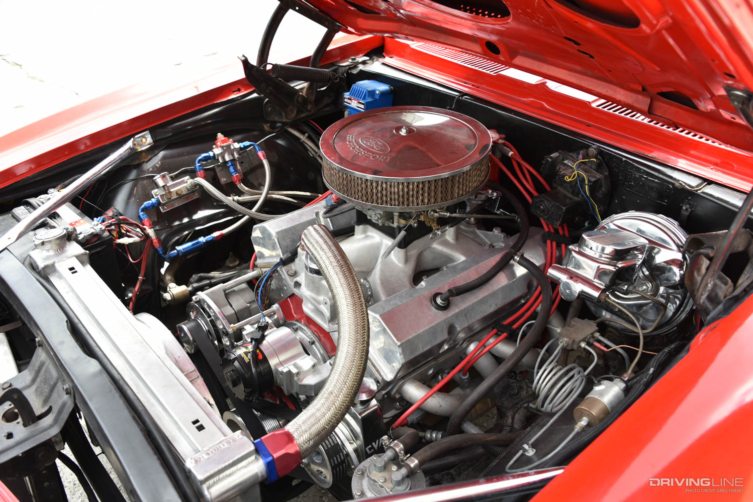 Modified Small Block Chevy V8 in 1967 Chevy Camaro "Hellhound"