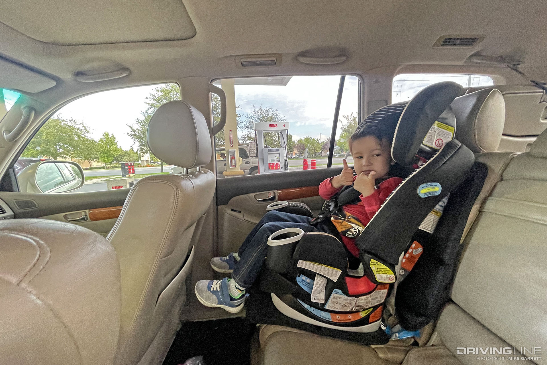 Car Seat in Lexus GX470