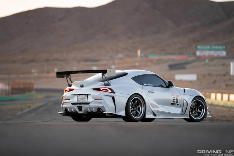 Toyota Supra Track Build on Nitto NT01 tires
