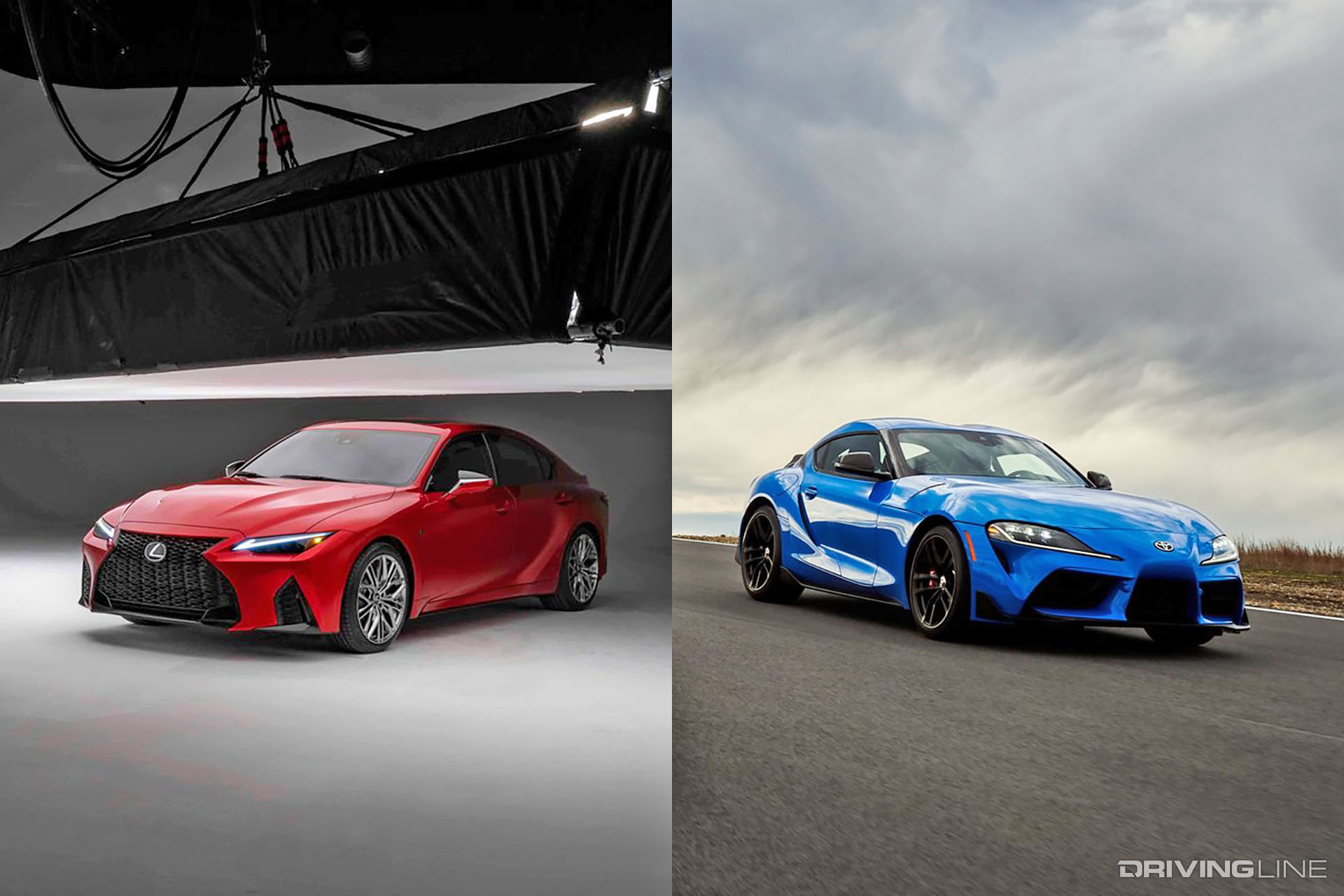 Toyota Supra vs Lexus IS500