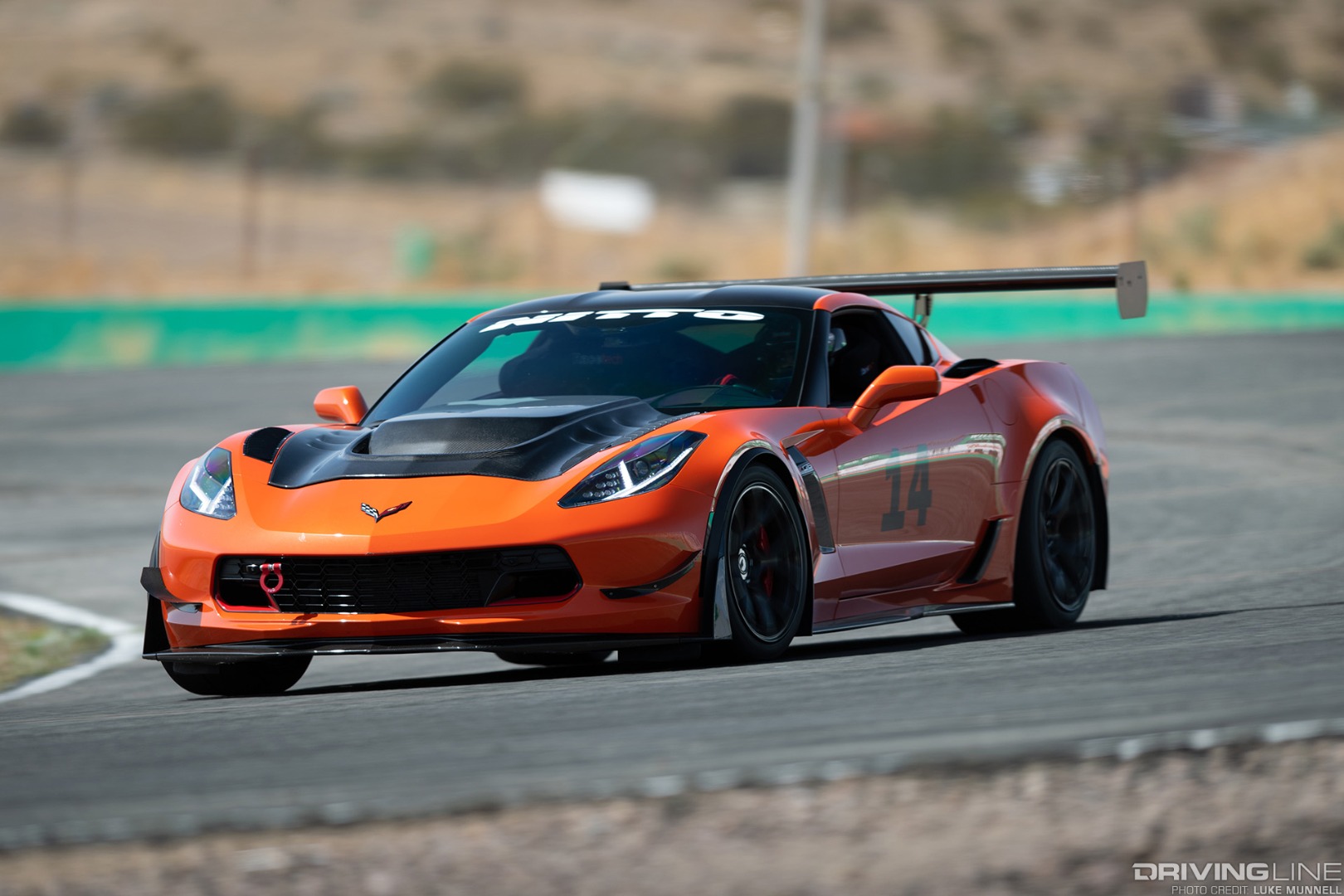 Christian Hudnell's 2019 Corvette Z06 on Nitto NT01 tires