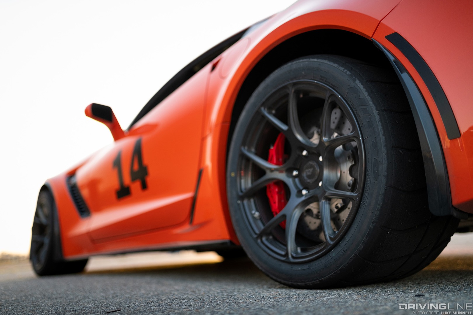 Nitto NT01 Tires on a 2019 Corvette Z06