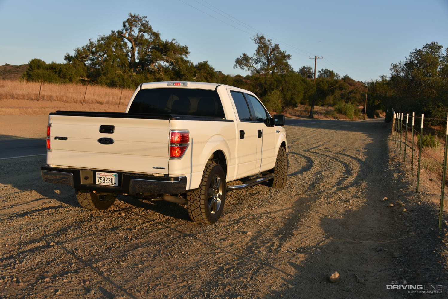 Recon Grappler Tire on Gravel Road
