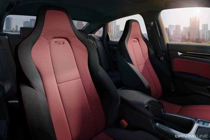 2022 Honda Civic Si Seats