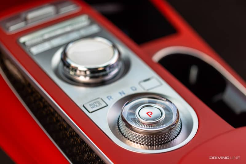 2022 Genesis GV70 rotary controllers.