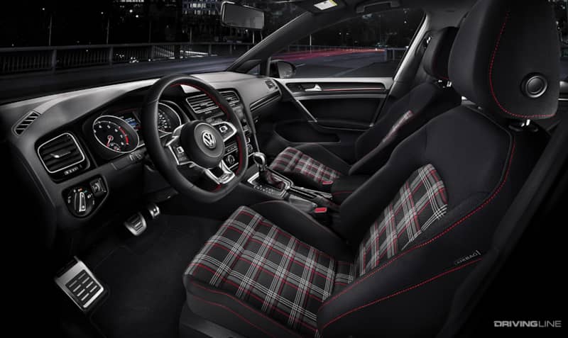 VW Golf GTI interior