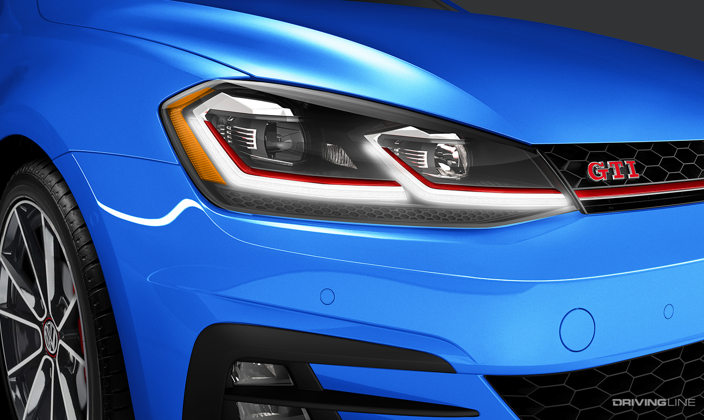 VW Golf GTI headlight