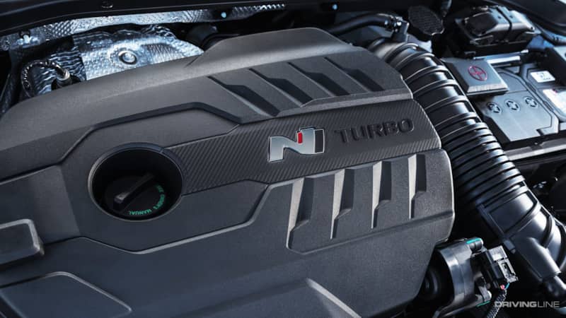 Hyundai Veloster N engine cover