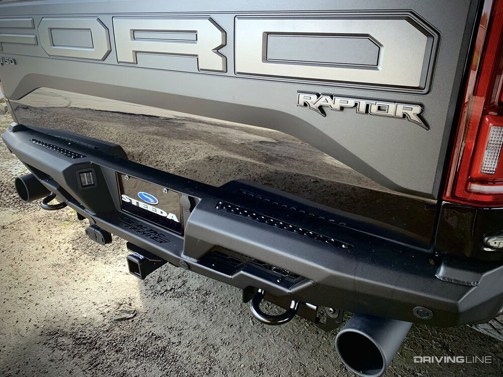 Steeda Ford Raptor rear bumper detail