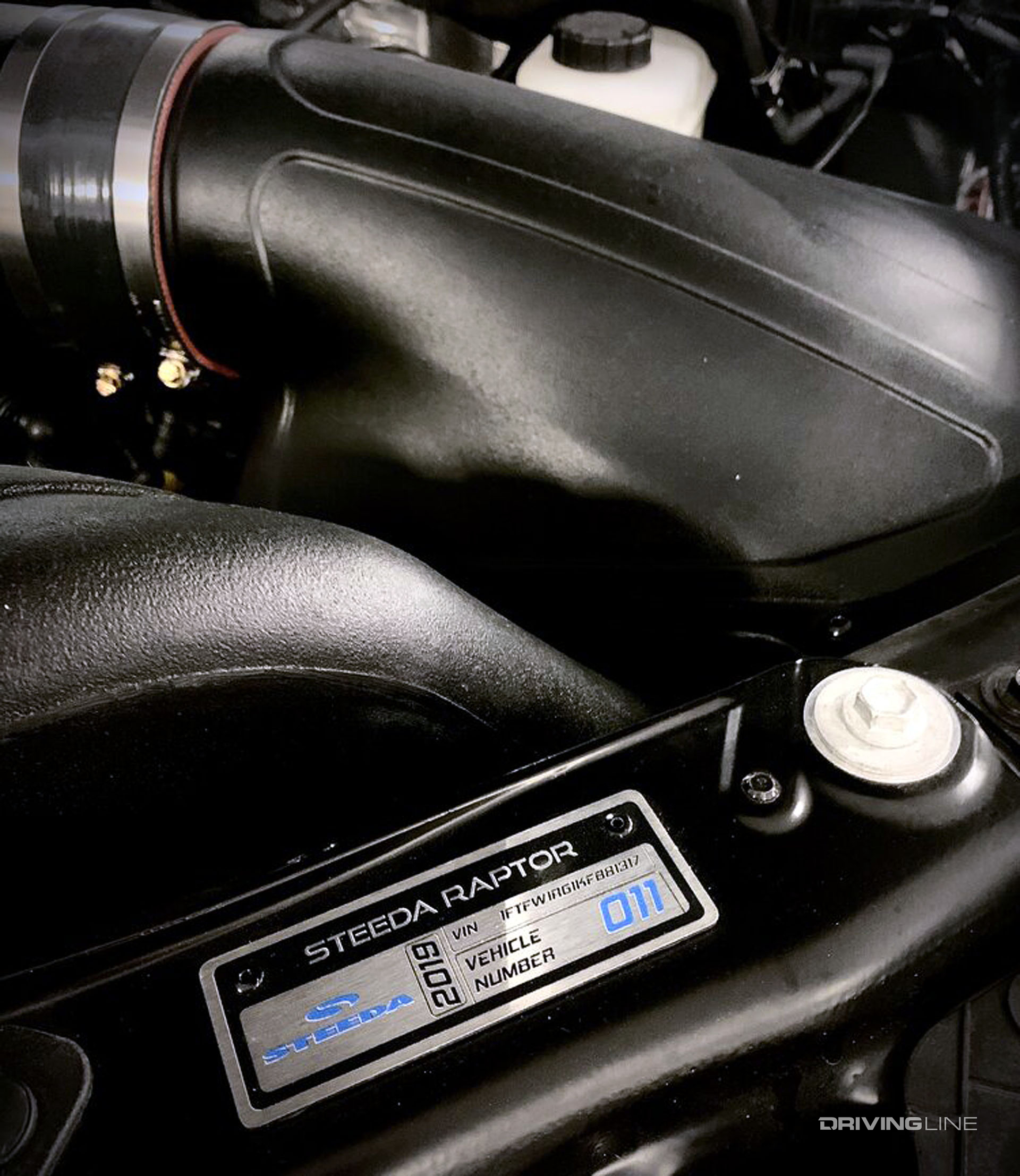 Steeda Raptor serial number plate detail