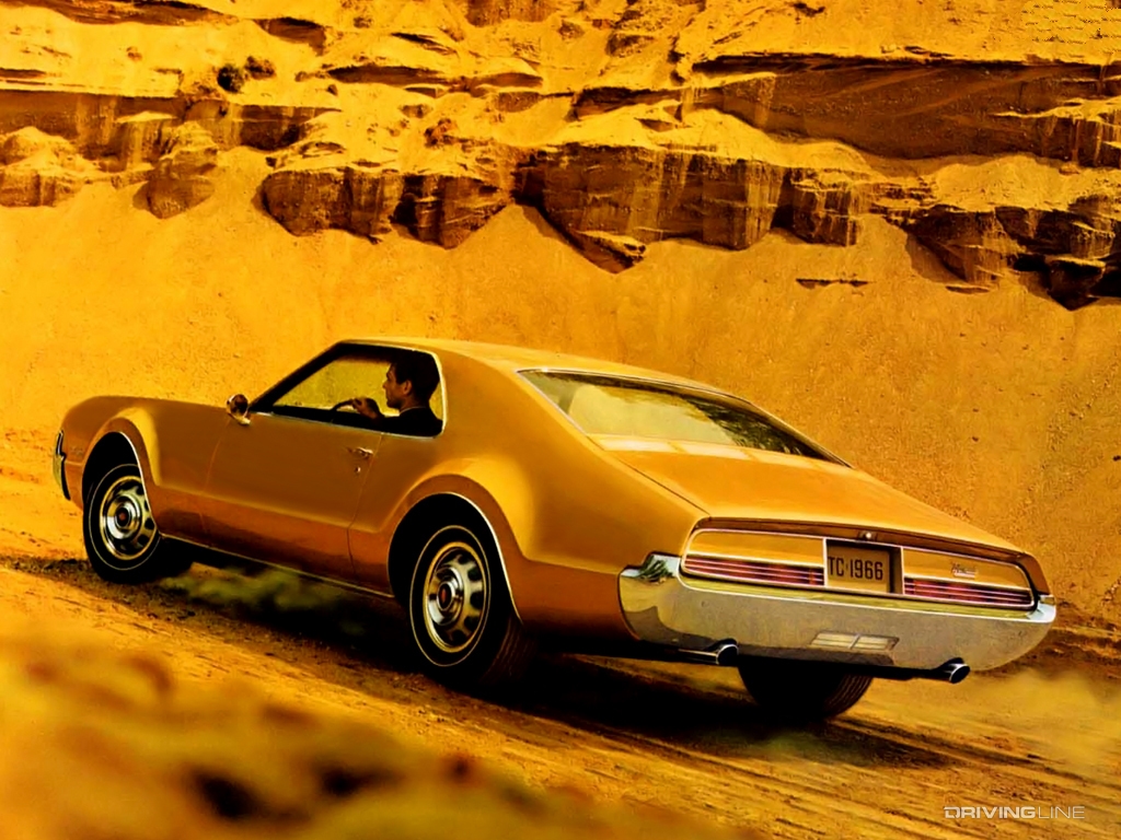 1966 Oldsmobile Toronado rear view
