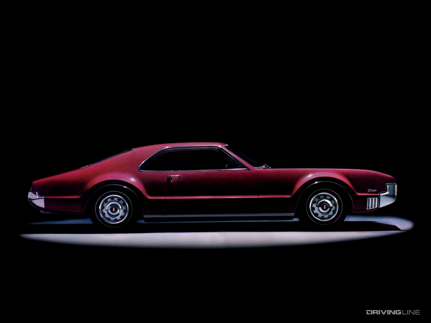 Oldsmobile Toronado seen in profile