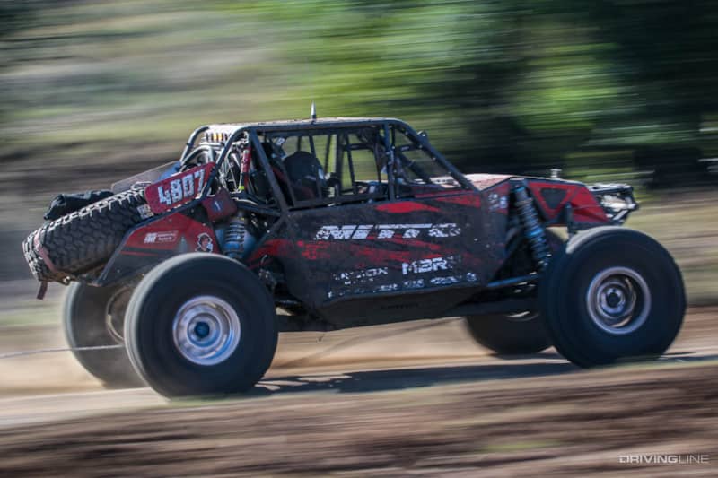 Cade Rodd racing through dirt