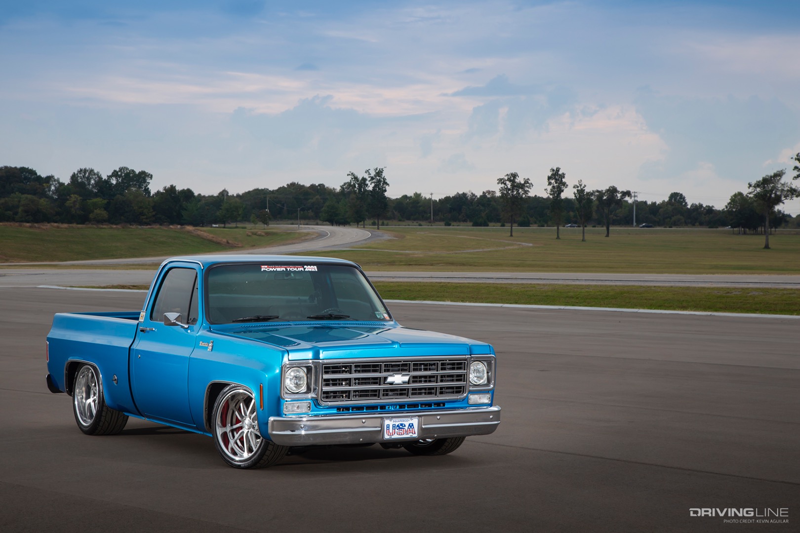 Front of Joey VanDuser's '78 Chevy C10