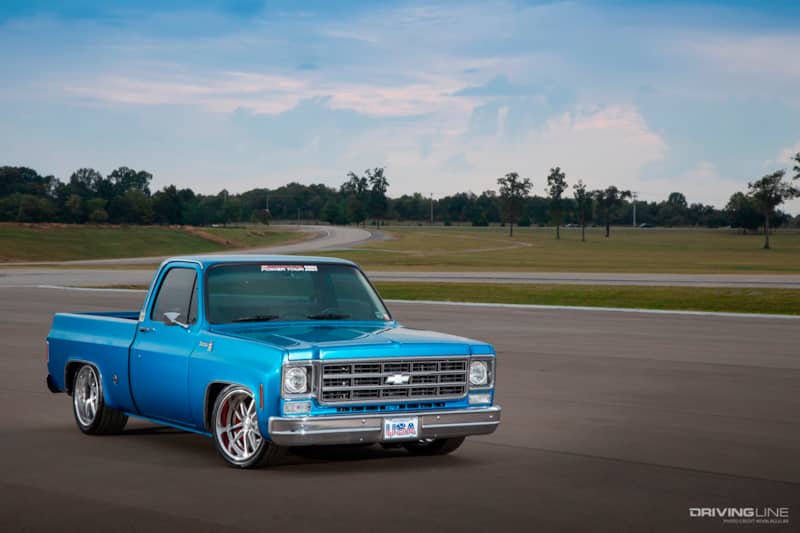 Front of Joey VanDuser's '78 Chevy C10